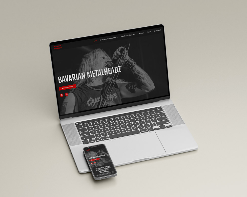 Bavarian Metalheadz – Webseite