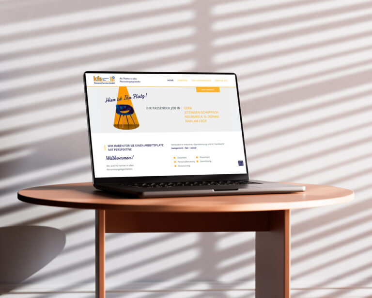 kfs Personalservice – Webseite
